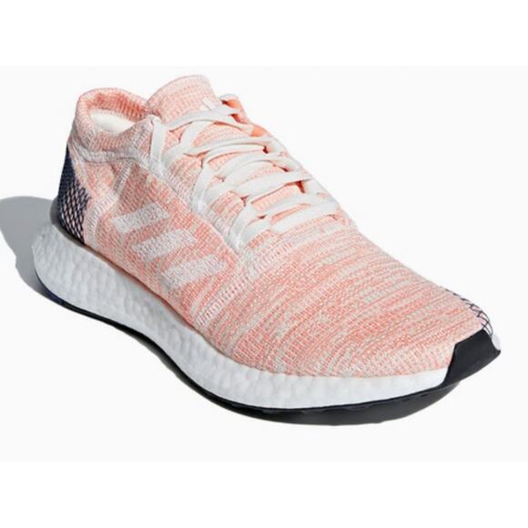 Adidas Pure Boost Ultra Go White Sherbet Womens Size 10 Fast Ship NEW Fast Ship - Picture 2 of 13